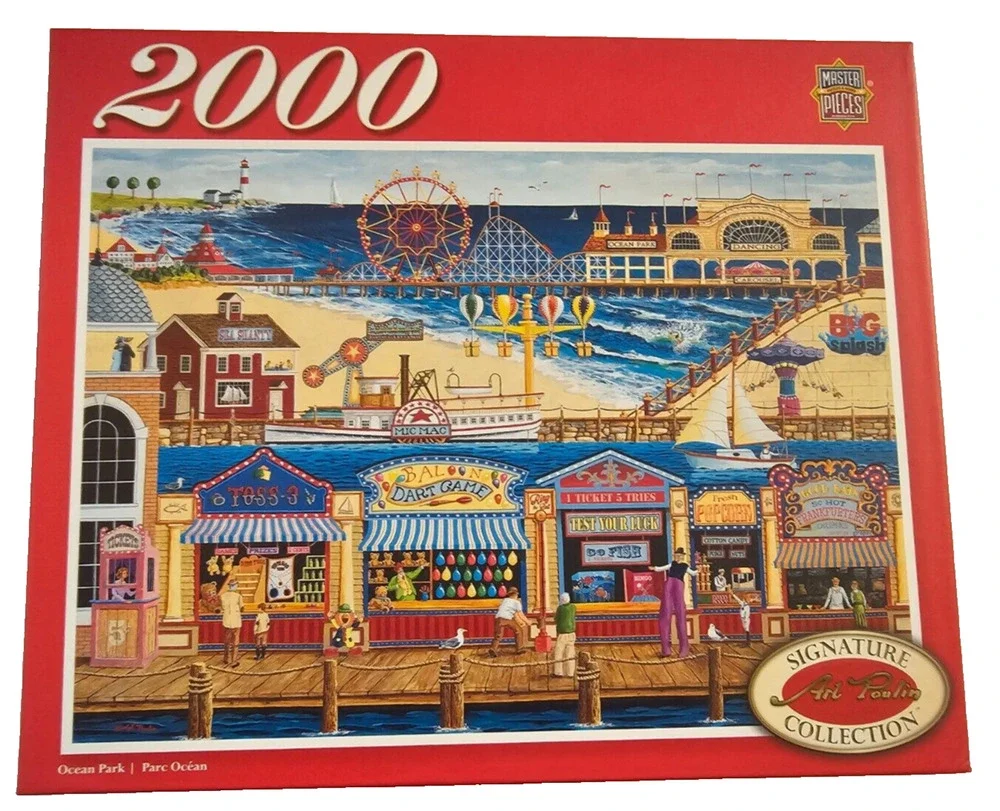 Master Pieces 2000pc Jigsaw Puzzle - Ocean Park - Art Poulin Collection